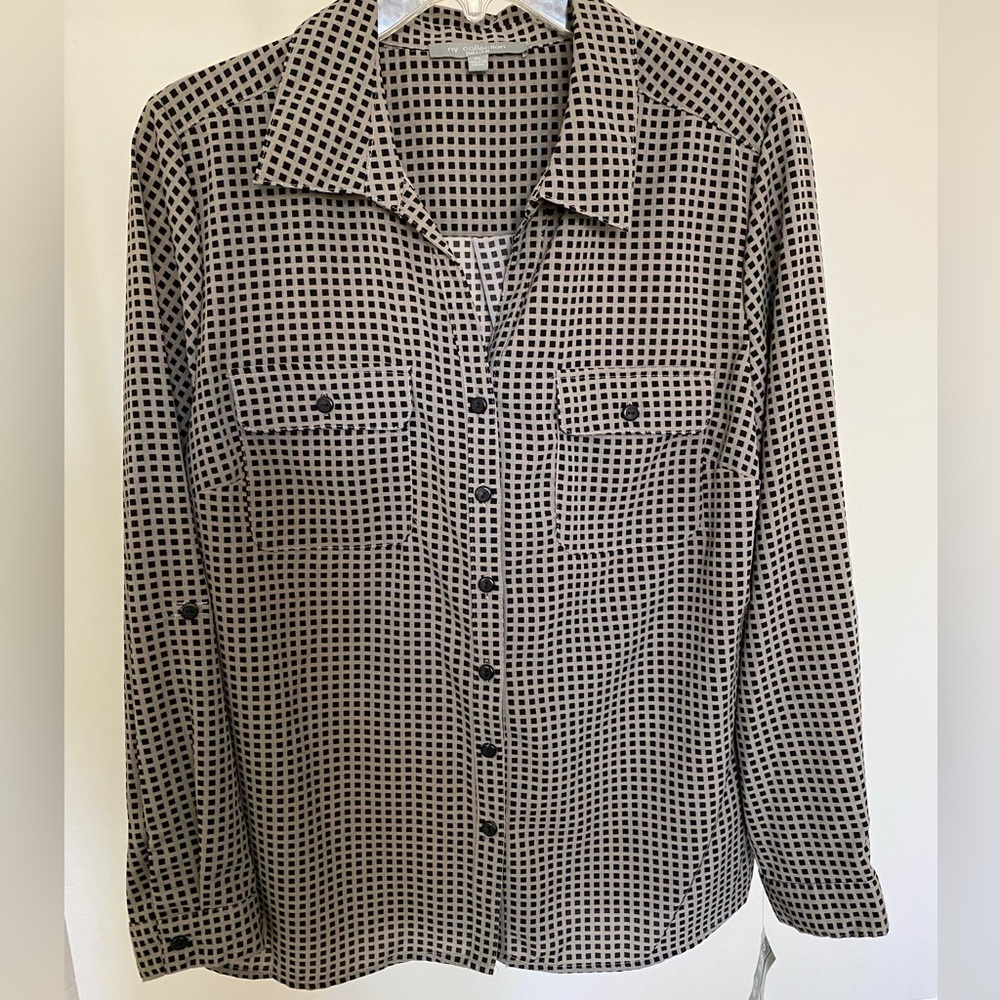 NY Collection Petite Blouse, size Large